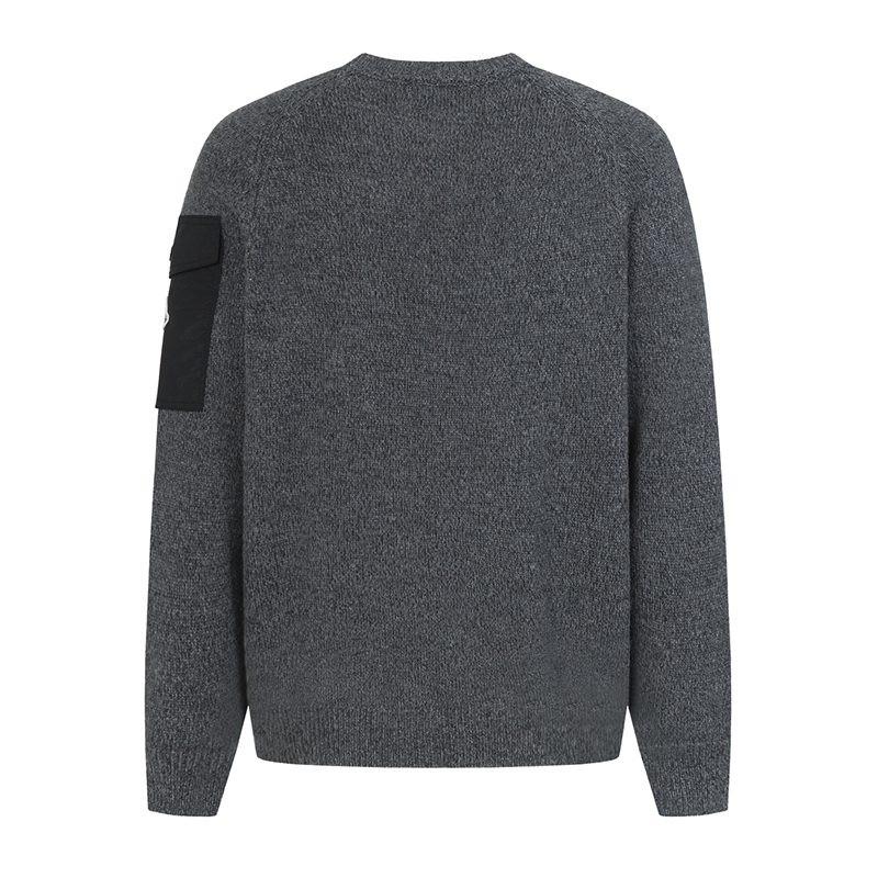 モンクレール MONCLER 2025/26秋冬 ウール&カシミヤ ポケット付きセーター メンズ