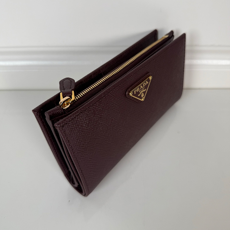 プラダ PRADA レザーウォレット 長財布 レディース