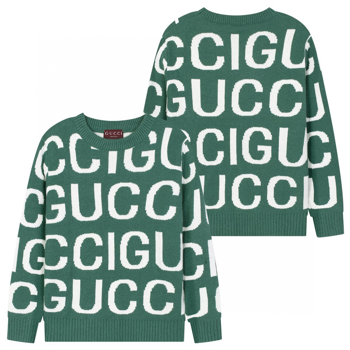 グッチ GUCCI ロゴパターン ウール セーター メンズ レディース