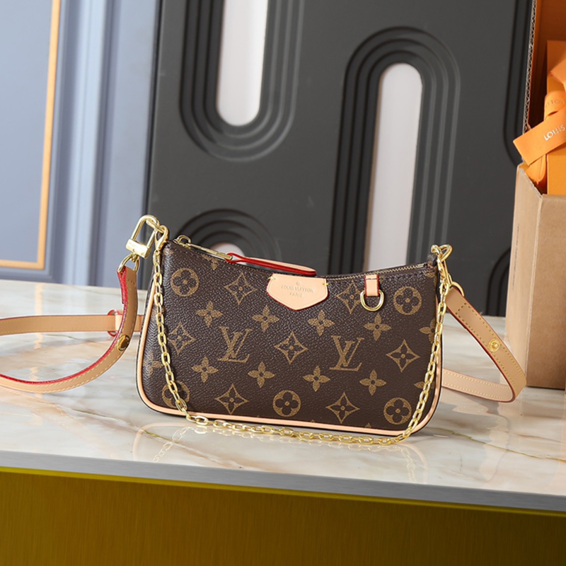 ルイヴィトン LOUIS VUITTON モノグラム ショルダーバッグ Easy Pouch レディース