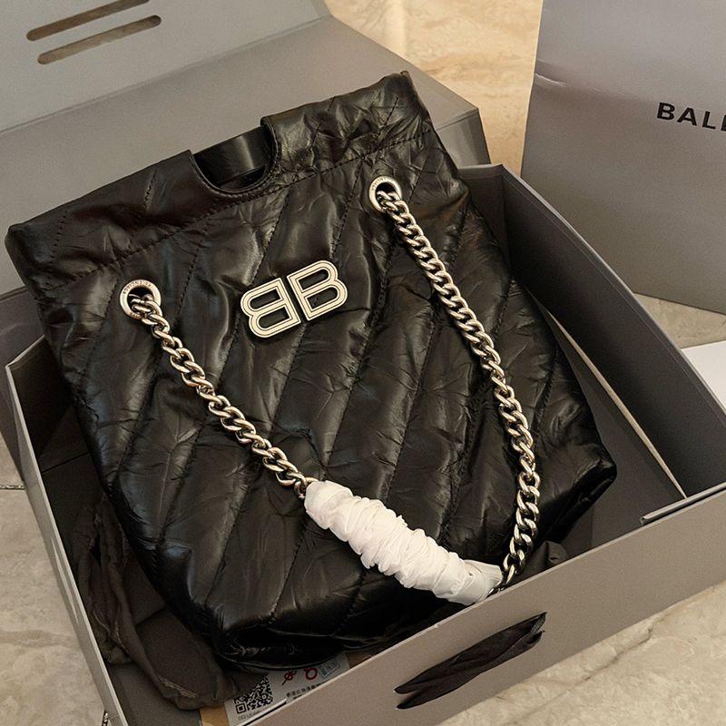 バレンシアガ Balenciaga クラッシュ スモール トートバッグ  レディース