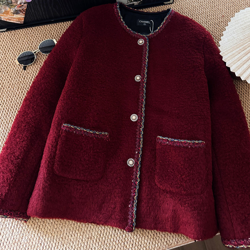 シャネル CHANEL レトロ ダウンウールコート レディース