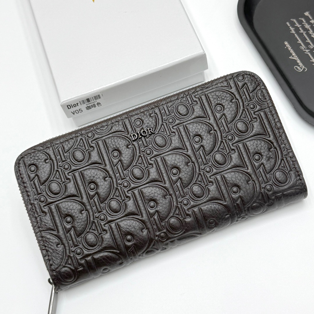 ディオール Dior ロングジップウォレット 長財布 レディース