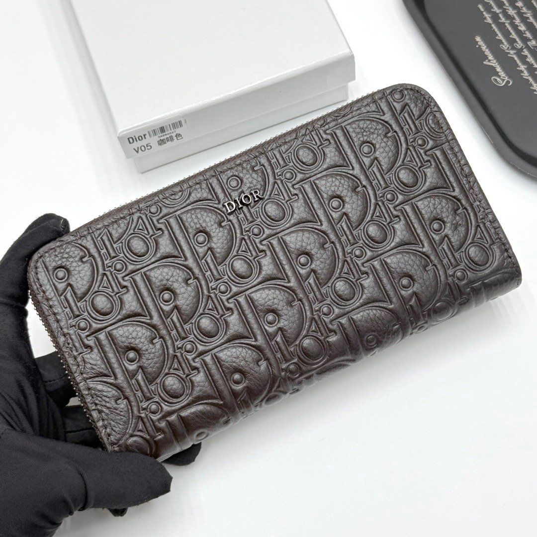 ディオール Dior ロングジップウォレット 長財布 レディース