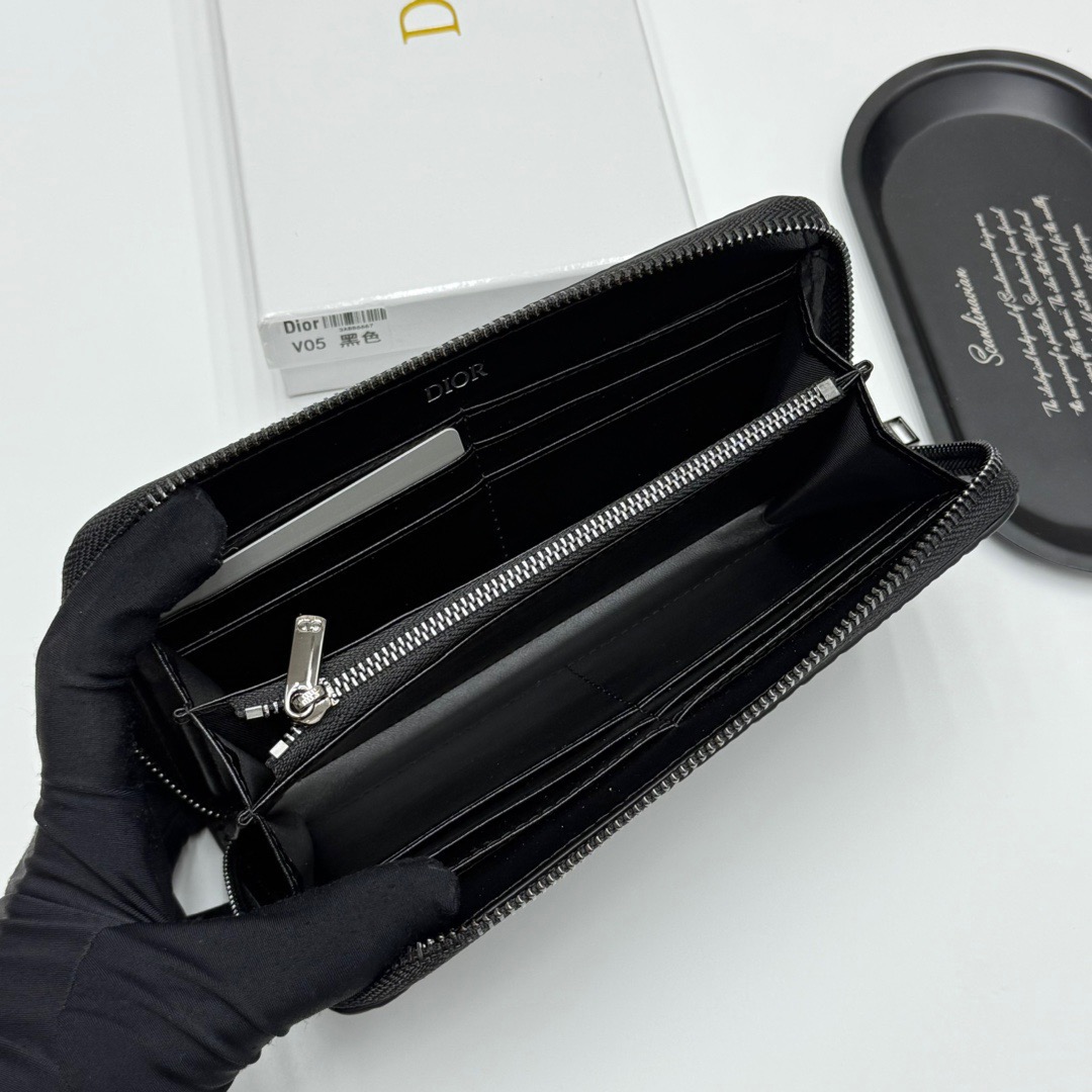 ディオール Dior ロングジップウォレット 長財布 レディース