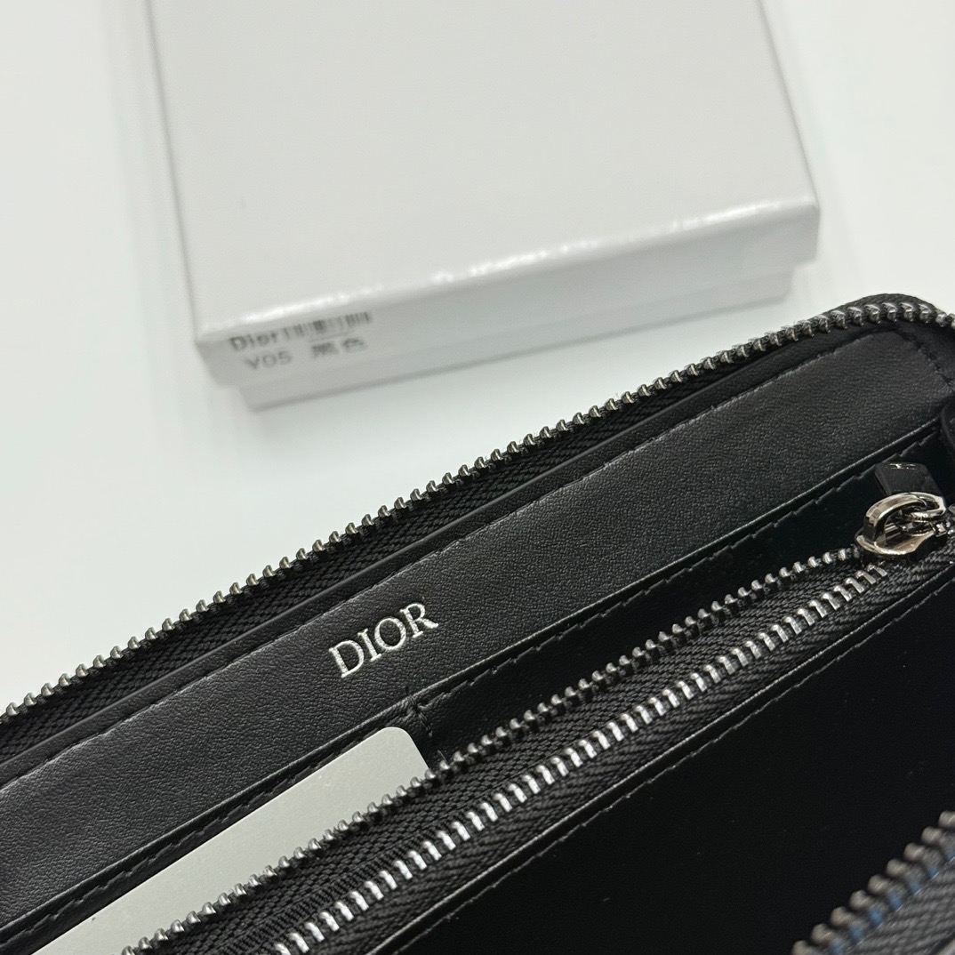 ディオール Dior ロングジップウォレット 長財布 レディース