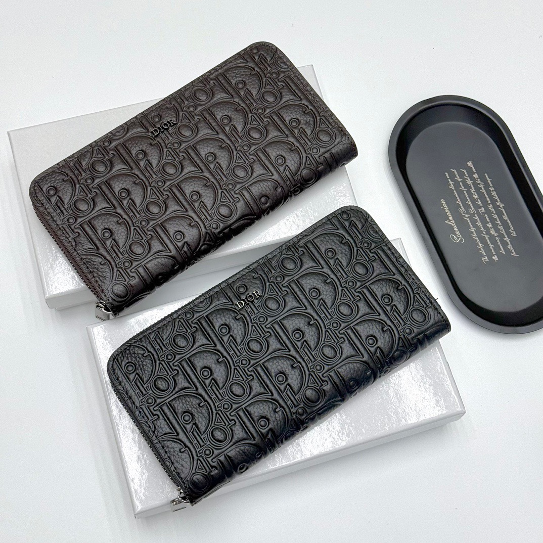 ディオール Dior ロングジップウォレット 長財布 レディース