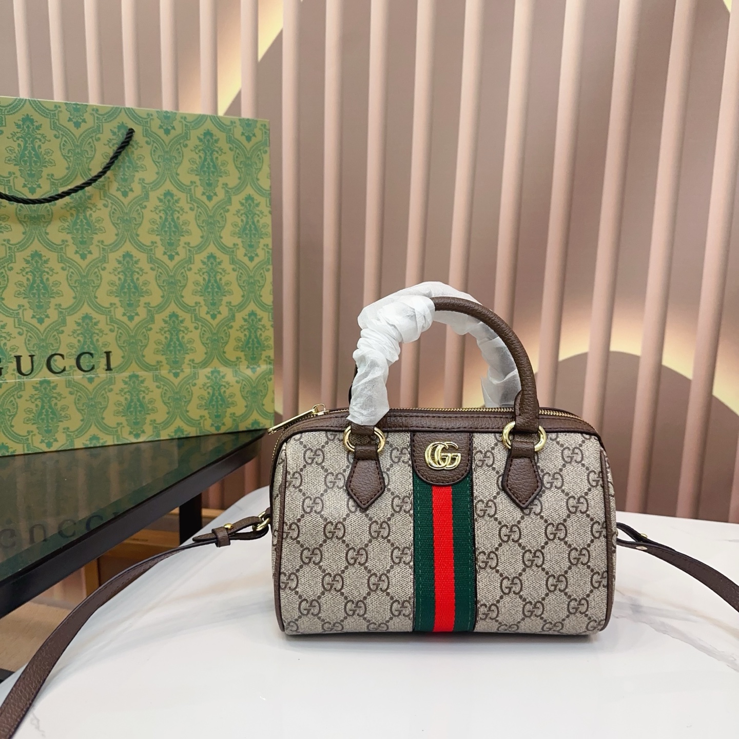 グッチ GUCCI ボストンバッグ 22cm ショルダーバッグ レディース