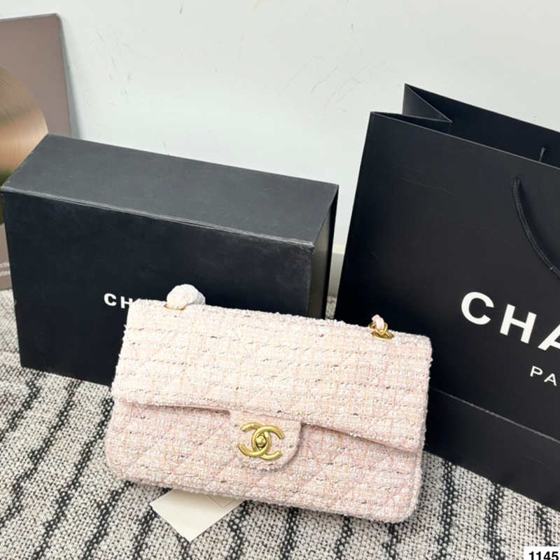 シャネル CHANEL 25Bミニ フラップバッグ ツイードの上品な質感映える ショルダーバッグ レディース