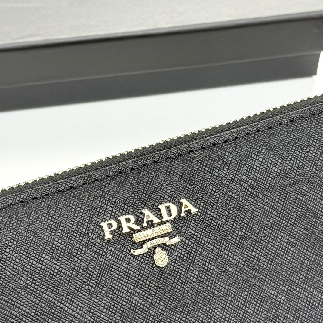 プラダ PRADA サフィアーノマルチカラー ジップアラウンド長財布 メンズ