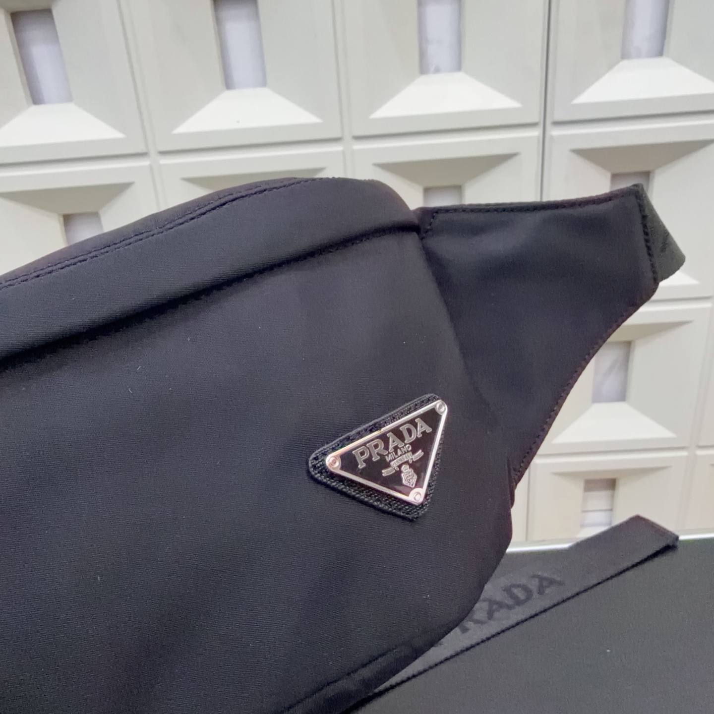 プラダ×アディダス ボディバッグ ナイロン ブラック ユニセックス