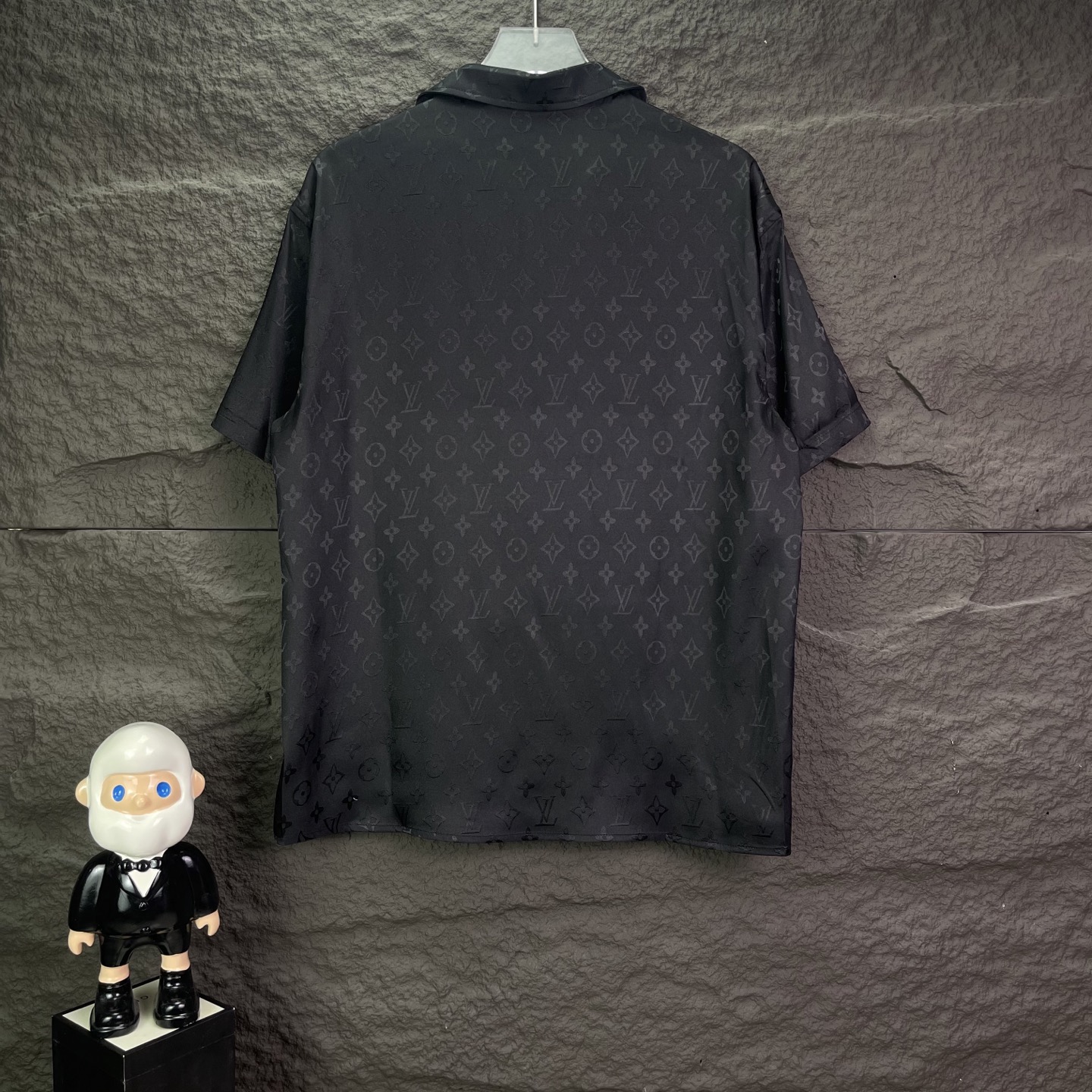 ルイヴィトン LOUIS VUITTON 半袖 ショートシルクシャツ 2色 メンズ