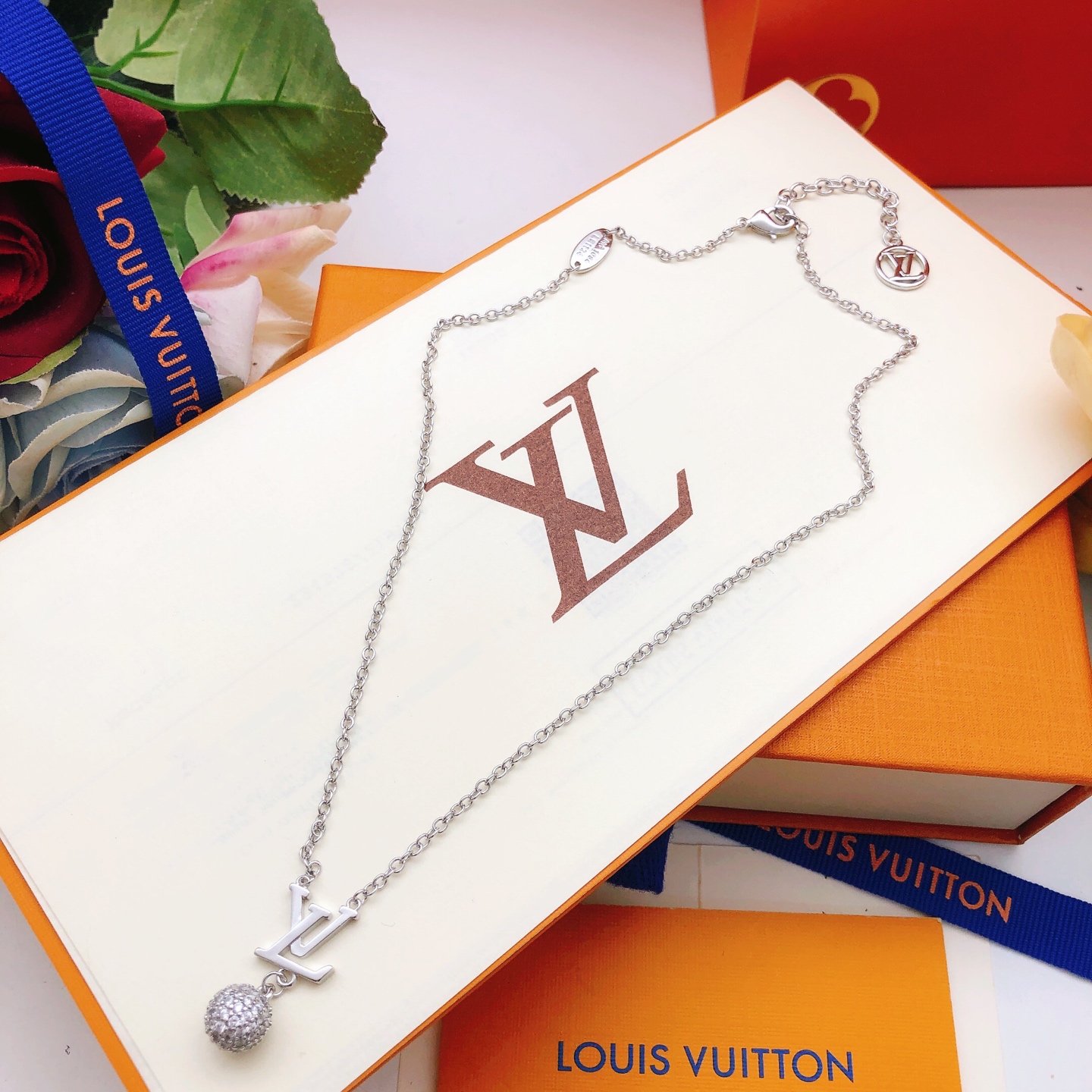 ルイヴィトン LOUIS VUITTON ネックレス＋イヤリング+ブレスレット 3点