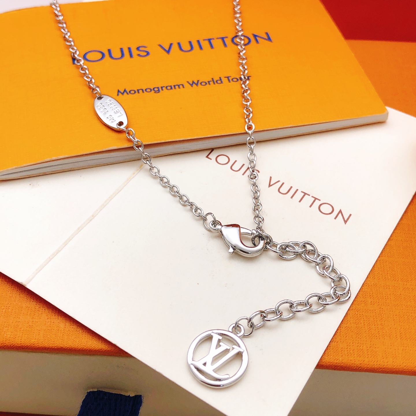 最終値下げ！ヴィトン　ネックレス、イヤリング、ブレスレット　3点セット ルイヴィトン LOUIS VUITTON ネックレス＋イヤリング+ブレスレット 3点