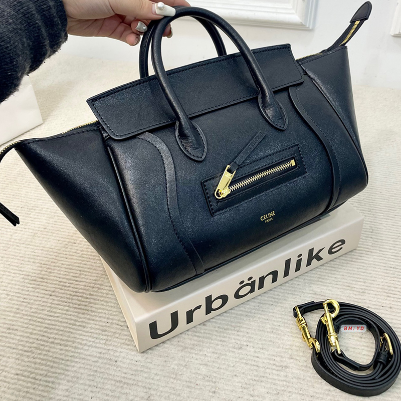 セリーヌ CELINE スモール ニューラゲージ ラムスキンショルダーバッグ レディース