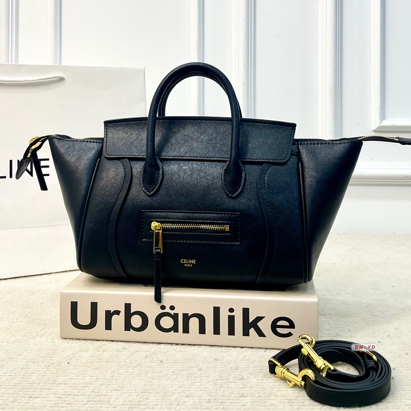 セリーヌ CELINE スモール ニューラゲージ ラムスキンショルダーバッグ レディース