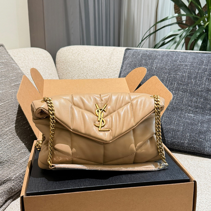 サンローラン Saint Laurent パファートイバッグ キルティングナッパレザー レディース