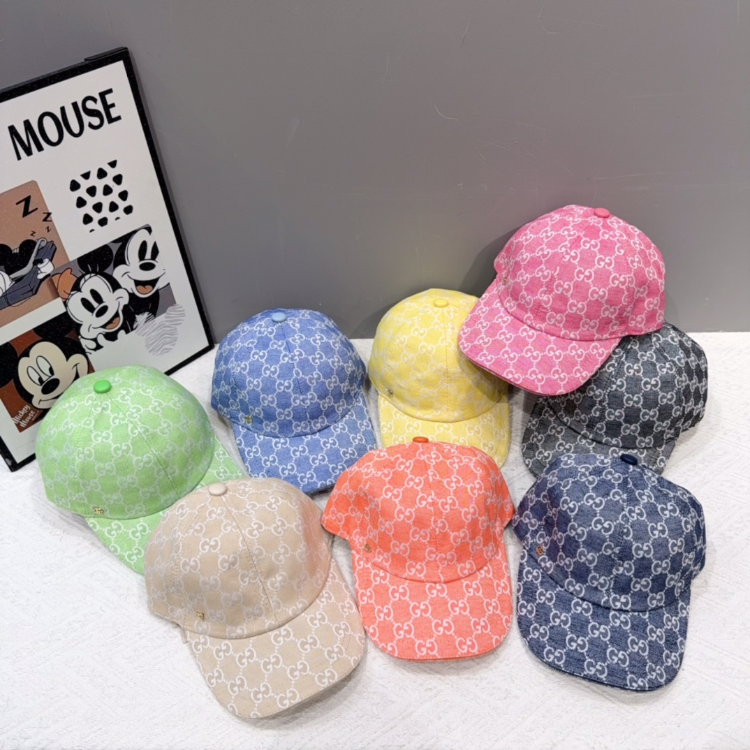 グッチ GUCCI キャンバス 野球帽子 8色 レディース