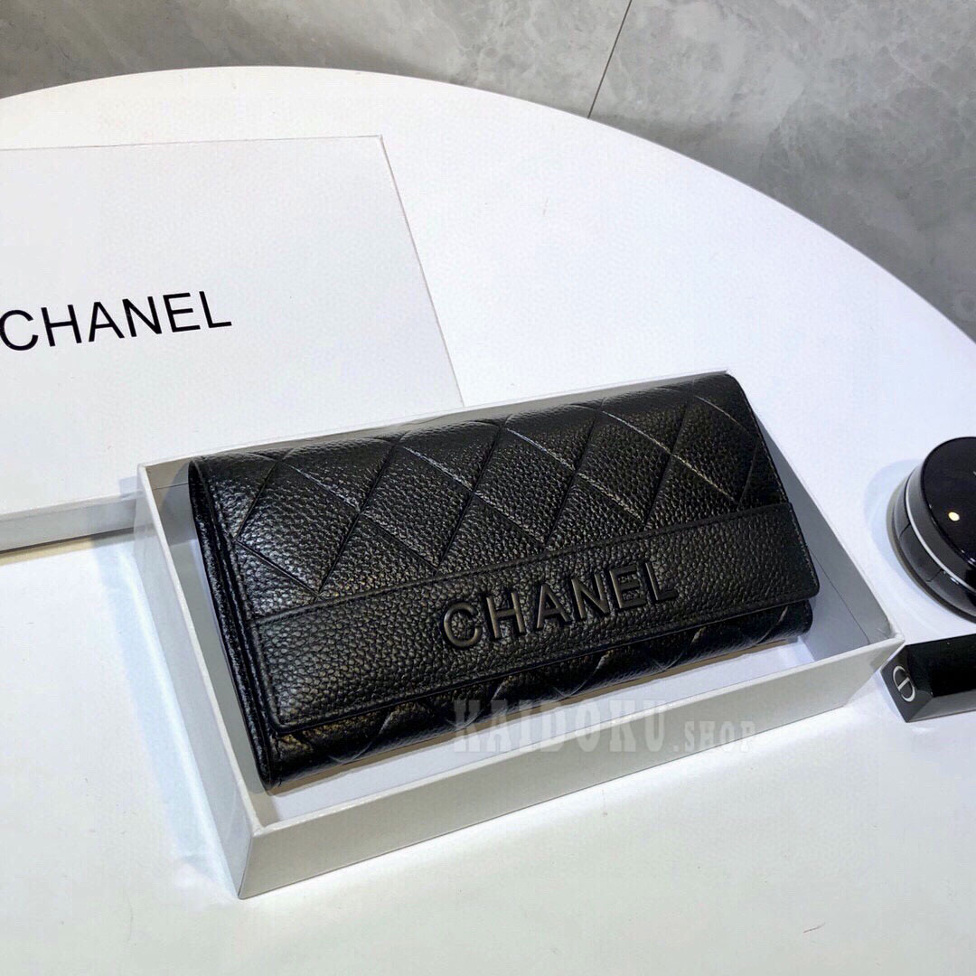 シャネル CHANEL キルティング 長財布 シンプル レディース
