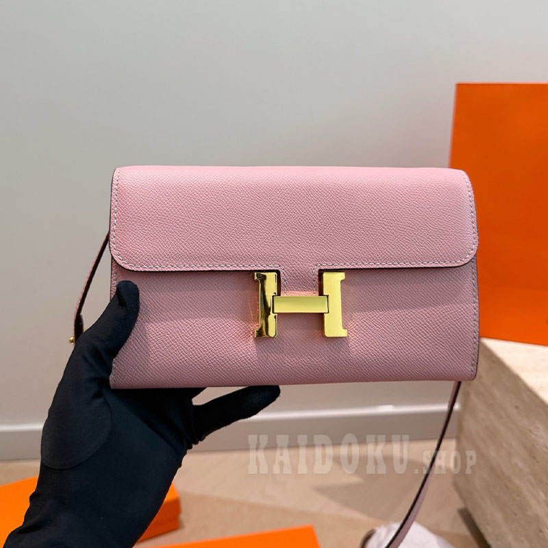 エルメス HERMES レザー ショルダーバッグ 9色 ゴールド金具 レディース
