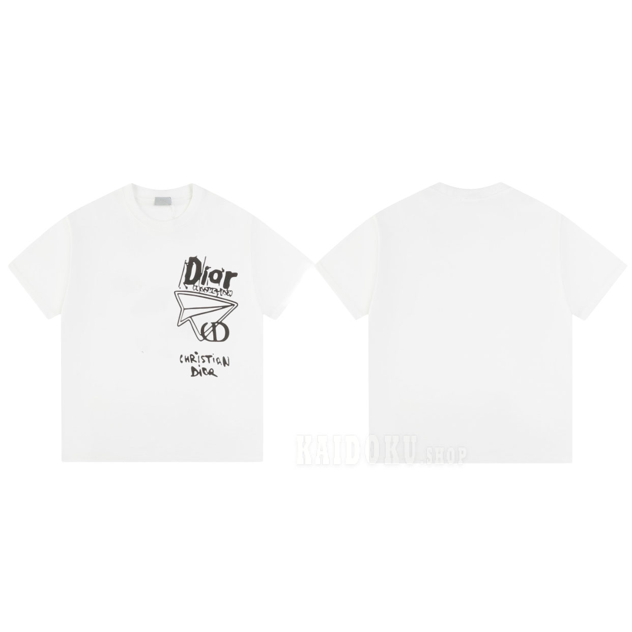 ディオール クルーネック Tシャツ プリント 半袖 メンズ
