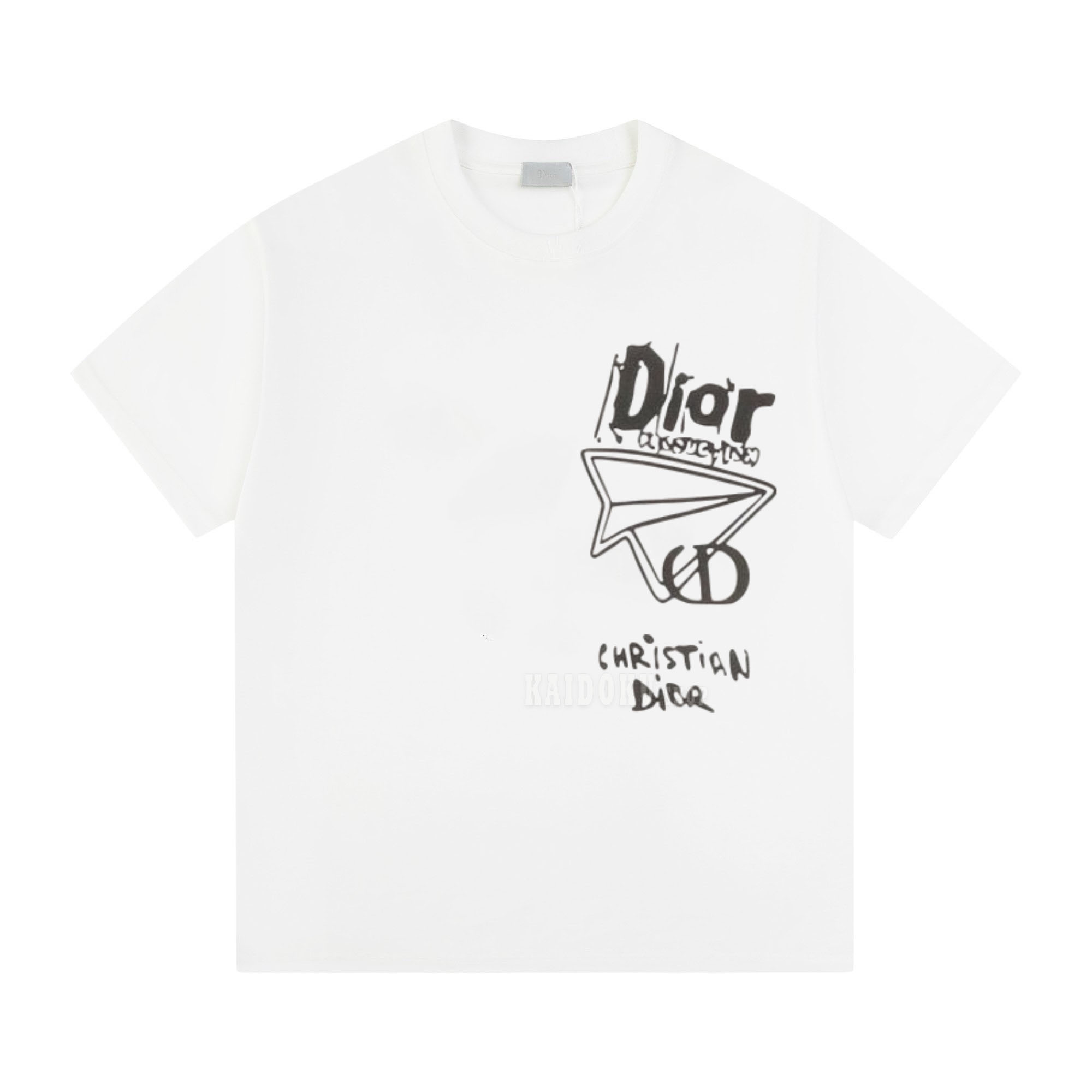 ディオール クルーネック Tシャツ プリント 半袖 メンズ