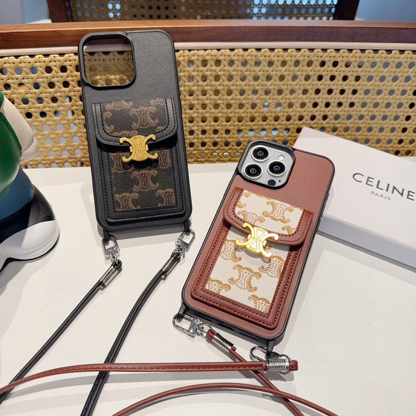 セリーヌ CELINE レザー iPhone携帯ケース スマホケース メンズ レディース