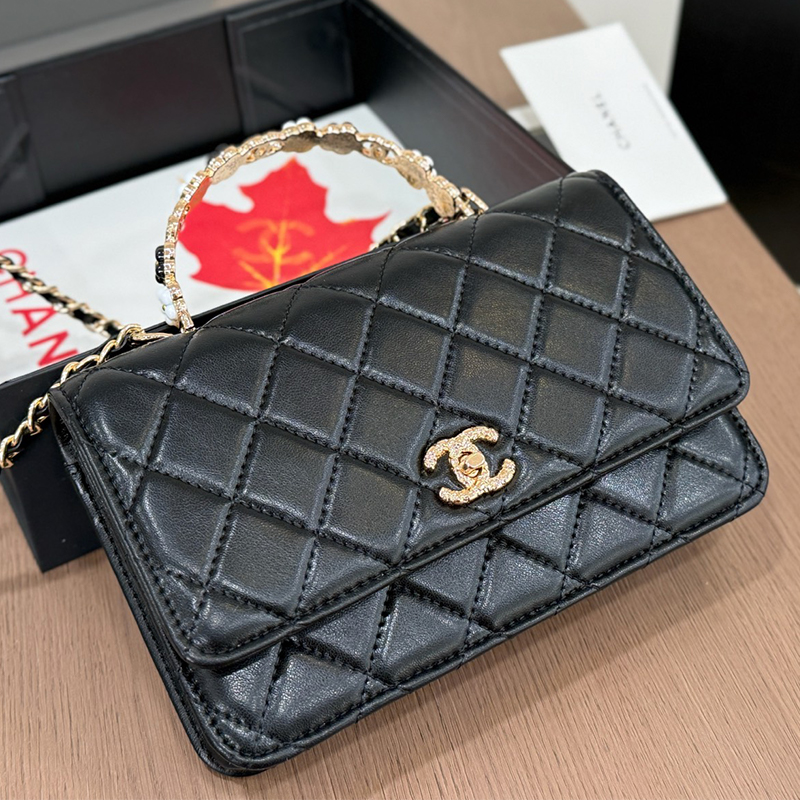 シャネル CHANEL WOC コントローラーハンドバッグ ココマーク レディース