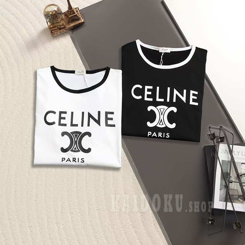 セリーヌ CELINE PARIS Tシャツ 2色 メンズ レディース