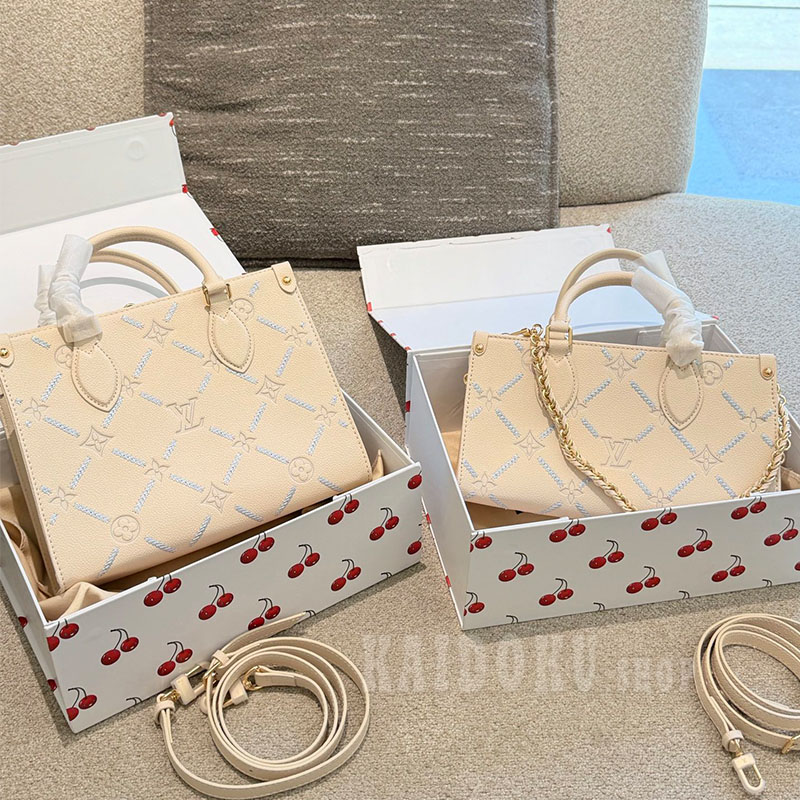 ルイヴィトン LOUIS VUITTON オンザゴー PM キルティング トートバッグ レディースM29487
