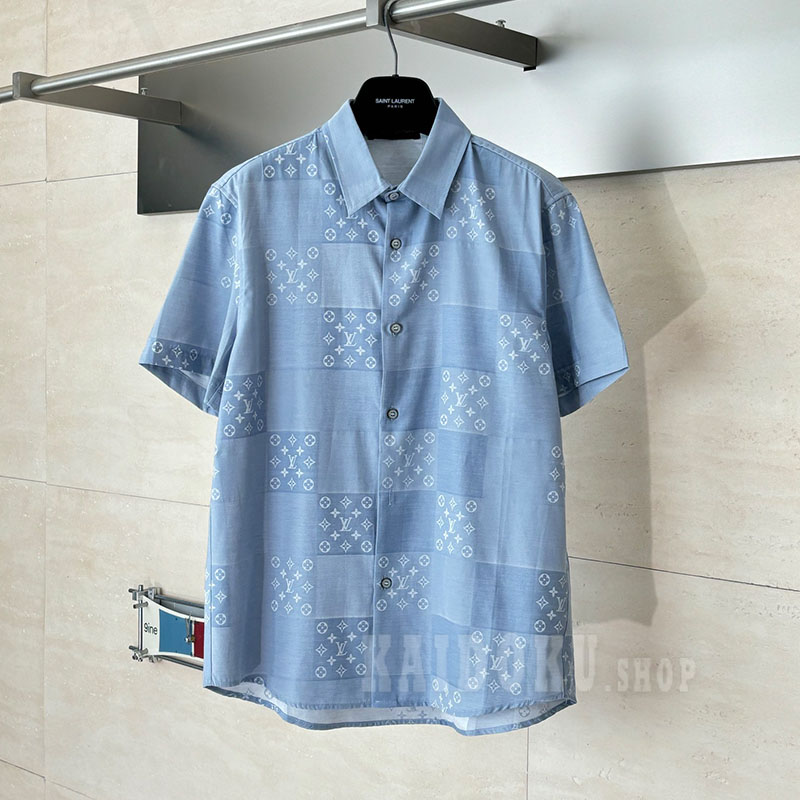 ルイヴィトン 新作★希少品☆Louis Vuitton★ショートスリーブシャツ メンズ