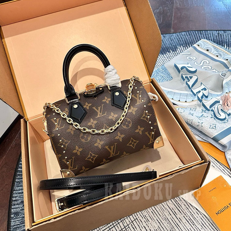 ルイヴィトン LOUIS VUITTON スピーディー・トランク 20　ボストンバッグ レディース
