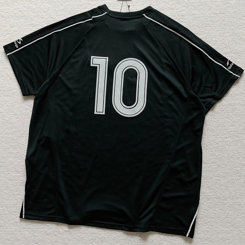 バレンシアガ 2026 夏 新作 半袖 Tシャツ レトロ サッカーユニフォーム メンズ 