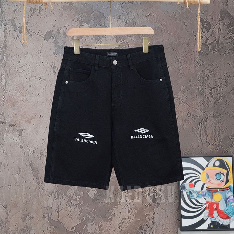 バレンシアガ Balenciaga デニム カジュアル ブラック ショートパンツ メンズ