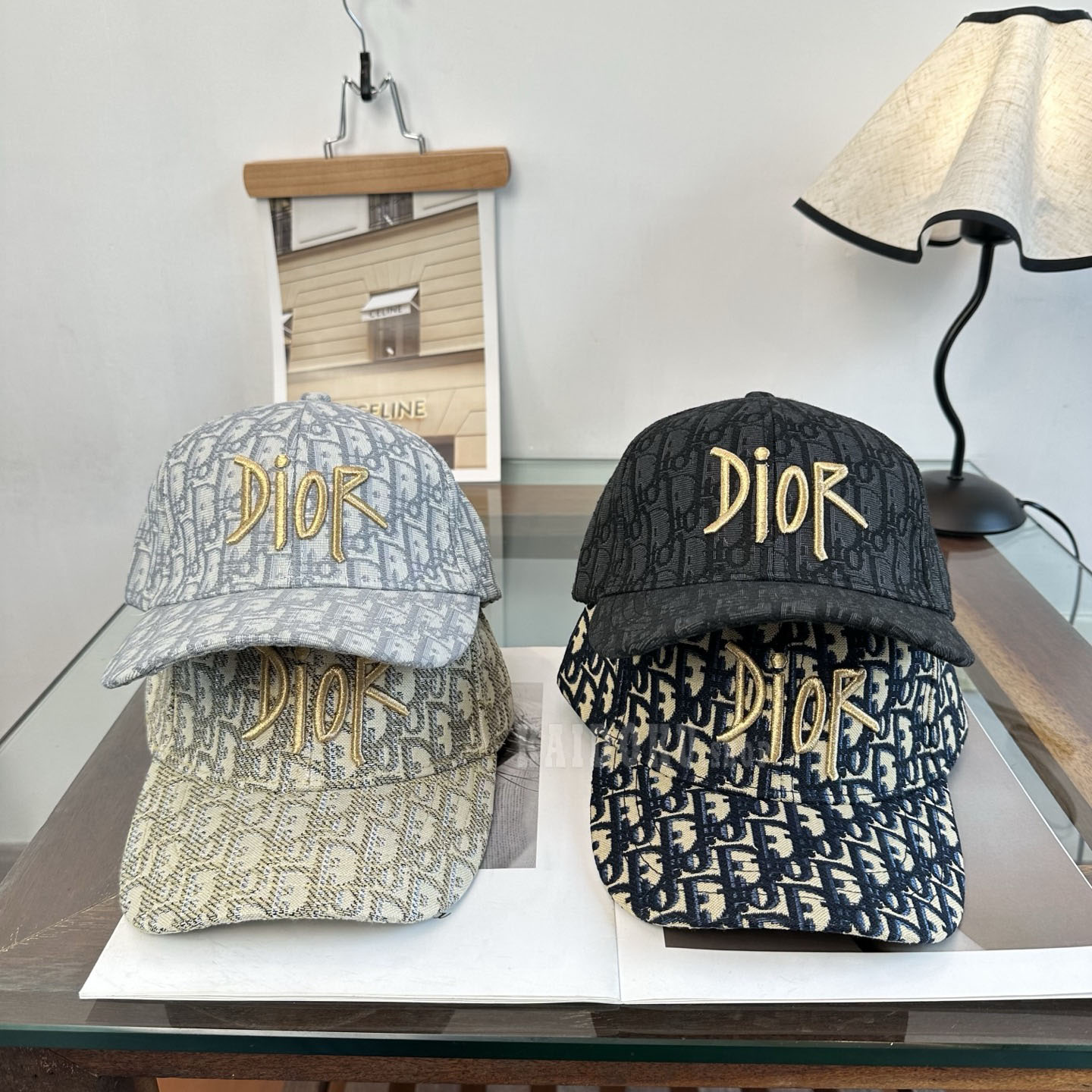 ディオール dior 野球帽子 4色 刺繍ロゴ メンズ＆レディース