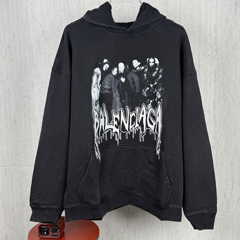 バレンシアガ BALENCIAGA Metalheads フーディー 限定品 パーカー メンズ