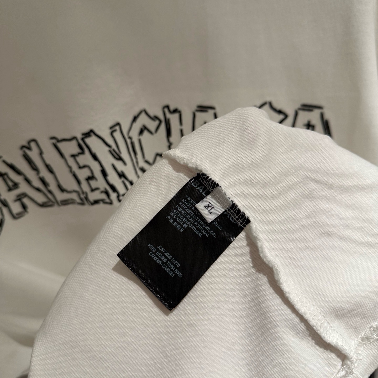 Balenciaga(バレンシアガ) 刺繍ロゴ Tシャツ 半袖 メンズ＆レディース