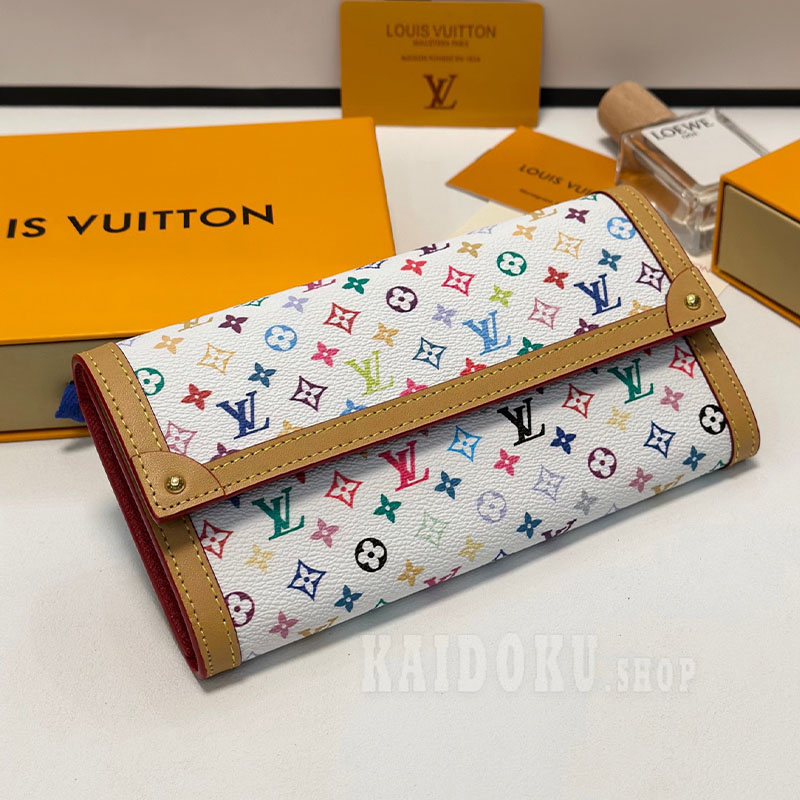 ルイヴィトン Louis Vuitton ポルトフォイユサラ M13397 マルチカラー 長財布 村上隆 レディース