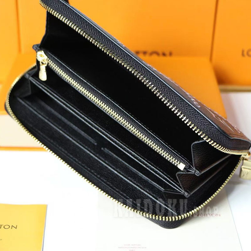 ルイヴィトン Louis Vuitton M81141 モノグラム アンプラント ブロデリー ジッピーウォレット 長財布 レディース