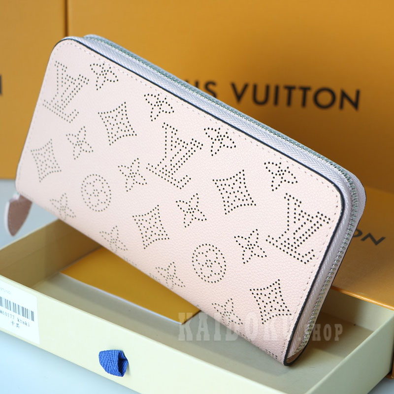 ルイヴィトン LOUIS VUITTON 長財布 ジッピー・ウォレット M58429 マヒナ マグノリア レディース