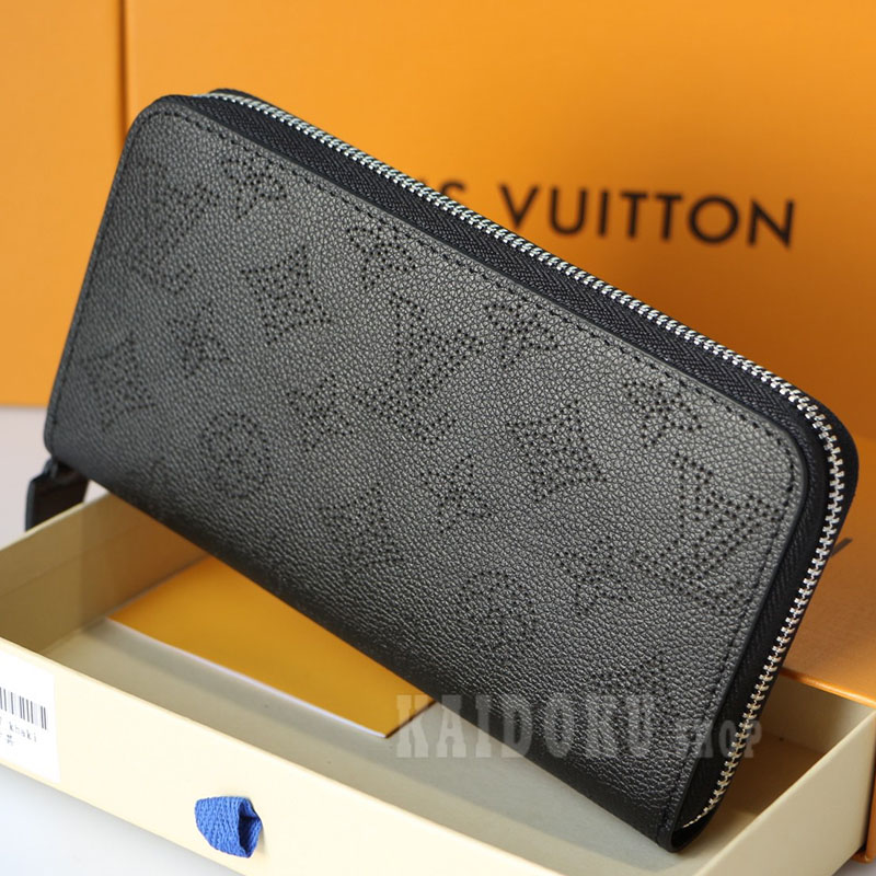 ルイヴィトン LOUIS VUITTON 長財布 ジッピー・ウォレット M58429 マヒナ マグノリア レディース