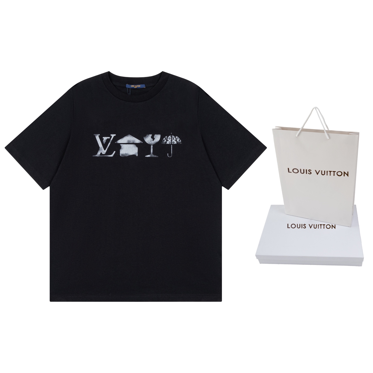 ルイヴィトン Louis Vuitton プリントシグネチャーTシャツ メンズ