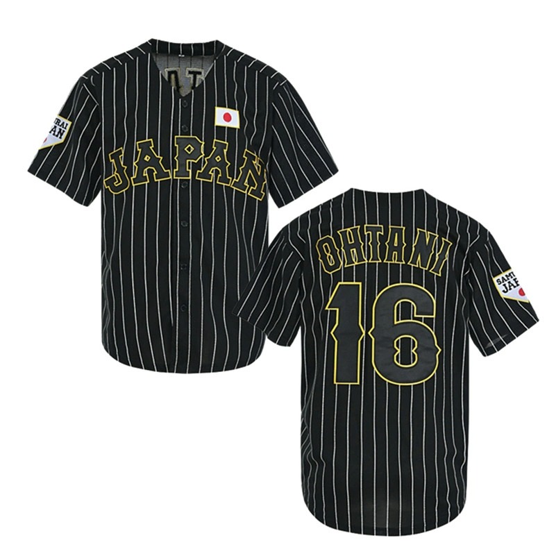 日本代表 大谷翔平16 ユニフォーム ブラック レプリカ