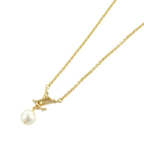 ルイヴィトン【Louis Vuitton】ネックレス さりげないパールが上品に演出 レディース