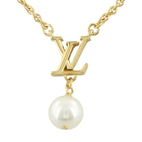 ルイヴィトン【Louis Vuitton】ネックレス さりげないパールが上品に演出 レディース