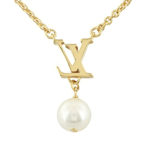 ルイヴィトン【Louis Vuitton】ネックレス さりげないパールが上品に演出 レディース