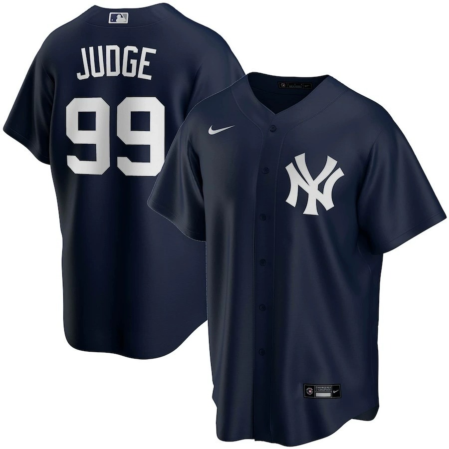 MLB アーロン・ジャッジ ヤンキース ユニフォーム リミテッド ナイキ/Nike ピッチブルー #99