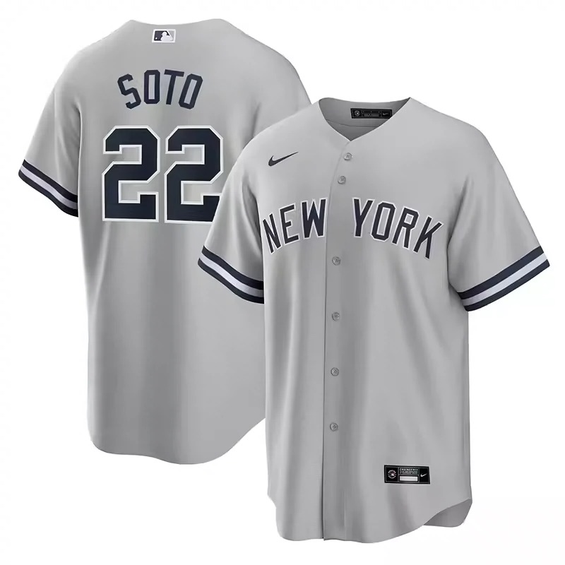 MLB ニューヨーク ヤンキース ユニフォーム ナイキ/Nike メンズ グレイ #22 フアン・ソト