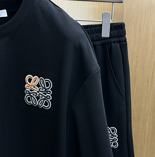 ロエベ (LOEWE) コットン 半袖 Tシャツ ショートパンツ 2点セット セットアップ メンズ