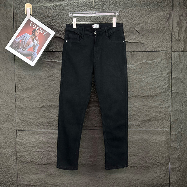 モンクレール MONCLER ロングパンツ デニム ズボン ブラックメンズ